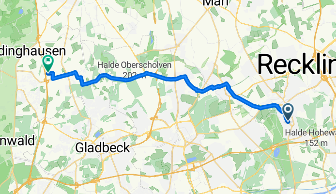 Wiesenstraße nach Auf der Höhe