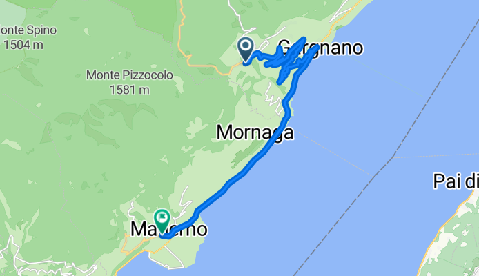 Via Valvestino, Gargnano to Via Mantova, Toscolano-Maderno