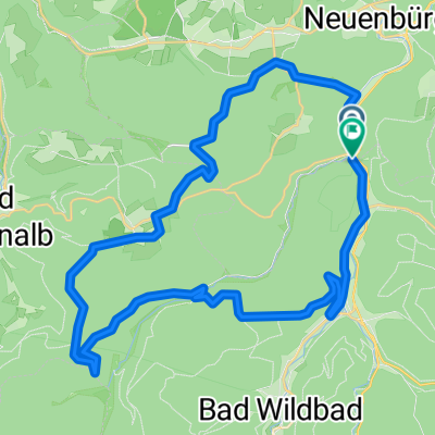 Route in Neuenbürg
