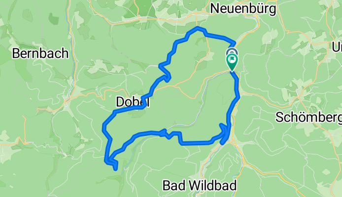 Route in Neuenbürg