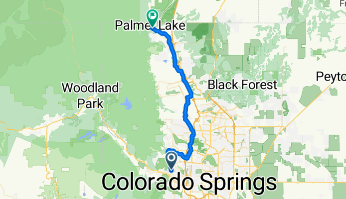 Pleasant Street to O'Malley's Palmer Lake