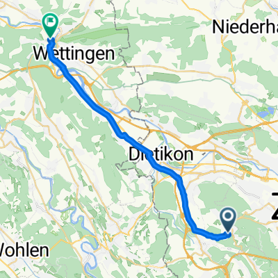 Von Birmensdorf (Zürich) bis Baden