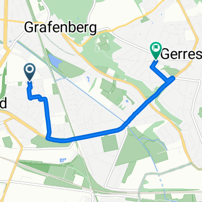 Metrostraße, Düsseldorf nach Benderstraße, Düsseldorf