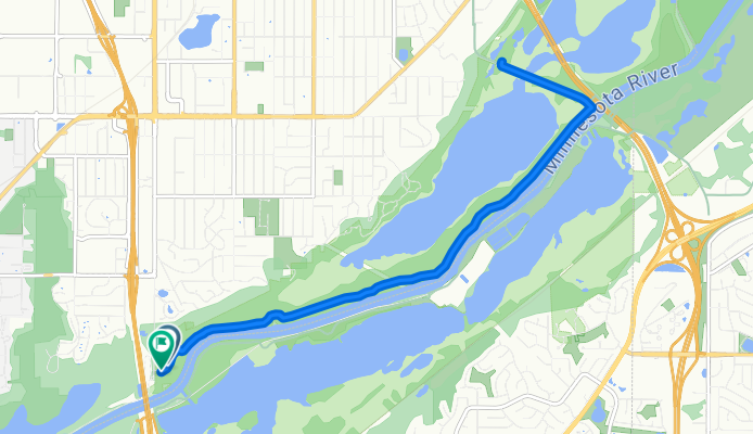 Bloomington to Bluff Trail, Bloomington