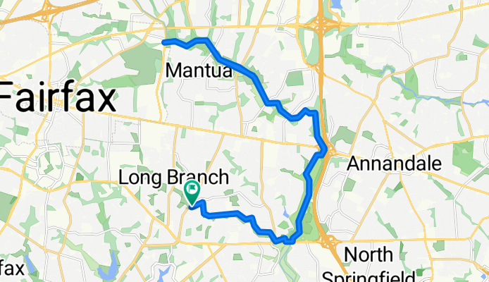 Bayard Pl, Fairfax to Bayard Pl, Fairfax