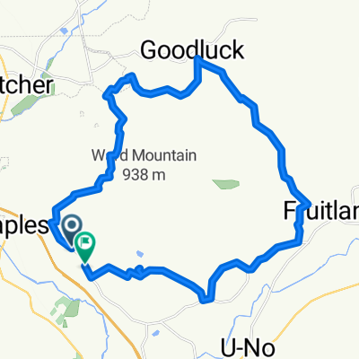 Tanager Lane to Howard Gap Road