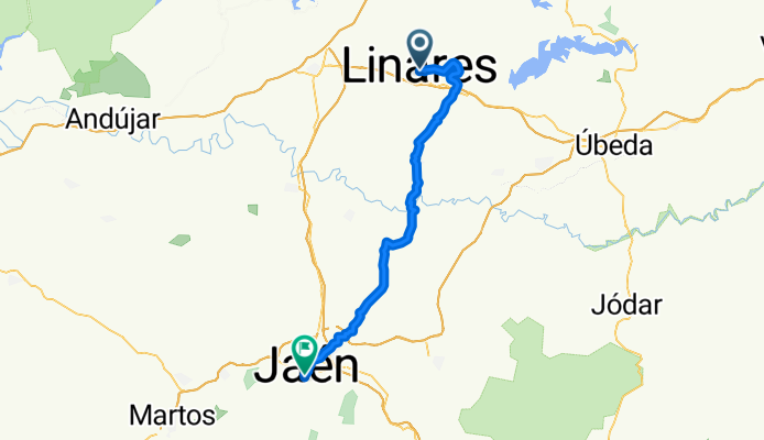 From Linares to Jaén