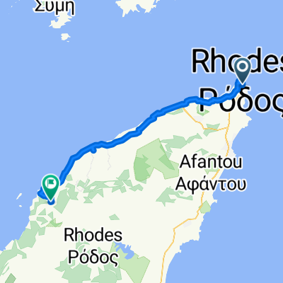 Pythagora, Rhodos nach Kritinia 19.10