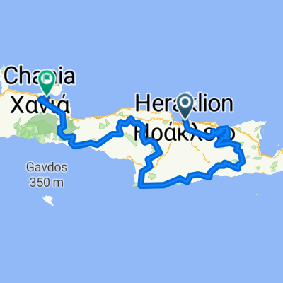 Heraklion to Chania - Crete