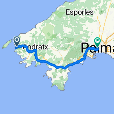Andratx to Carrer de Simó Ballester, Palma