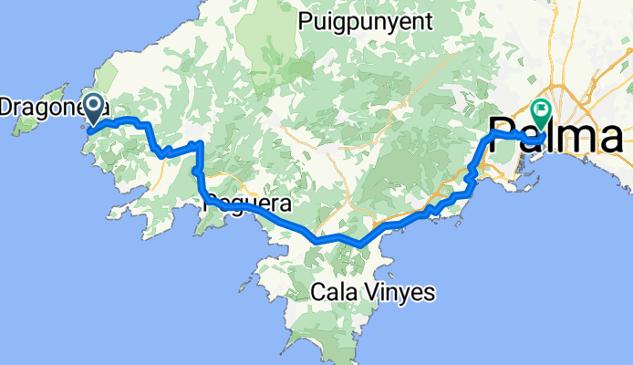 Andratx to Carrer de Simó Ballester, Palma