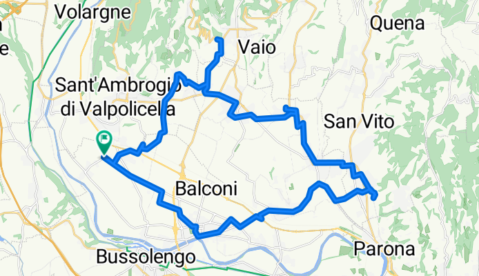 percorso della Val policella