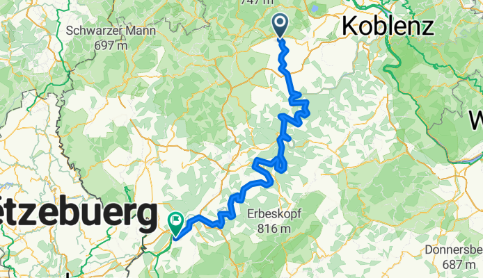 Weilerweg nach Gartenfeldstr.