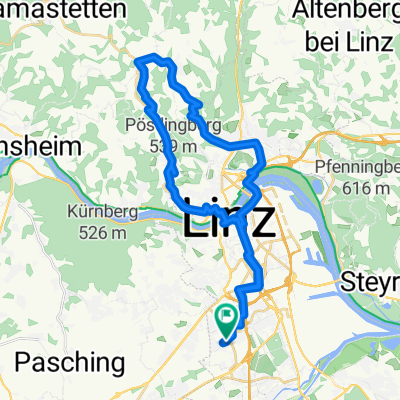 Albert-Schöpf-Straße, Linz nach Albert-Schöpf-Straße, Linz