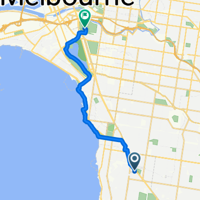 Alford St, Brighton East to Birdwood Ave, Melbourne
