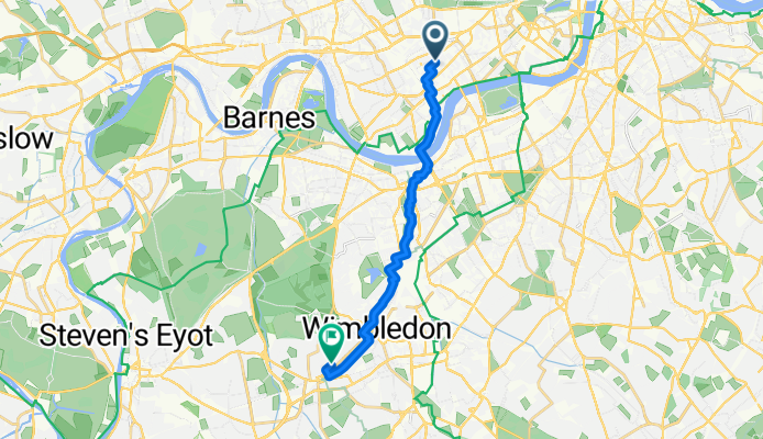 Route in London
