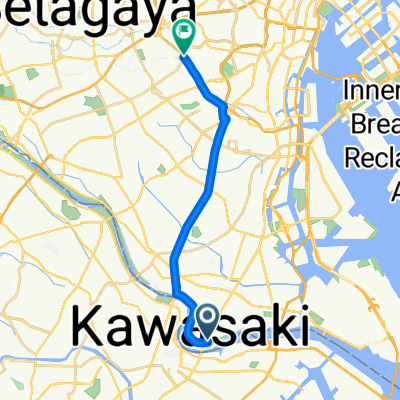 南六郷3丁目, 大田区へ上目黒3丁目, 目黒区