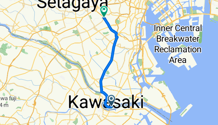 南六郷3丁目, 大田区へ上目黒3丁目, 目黒区