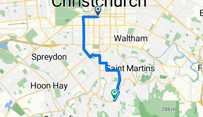 Quill Ln, Christchurch to Enticott Pl, Christchurch