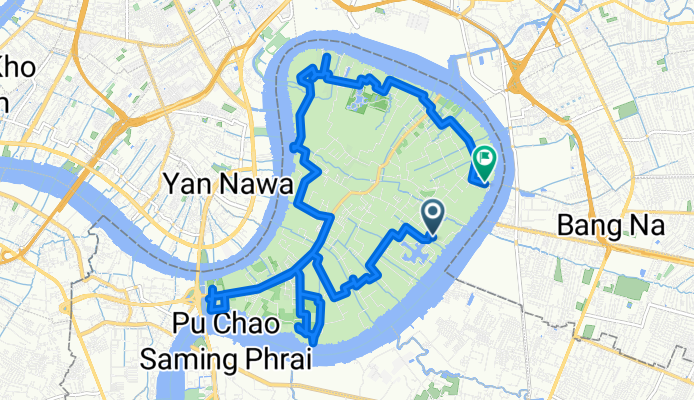 Soi Phetchahueng 26, Phra Pradaeng District to Bang Kachao-Bang Ko Bua Cycle Route, Phra Pradaeng District