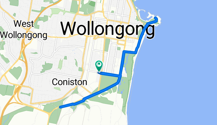Kenny St, Wollongong to Kenny St, Wollongong