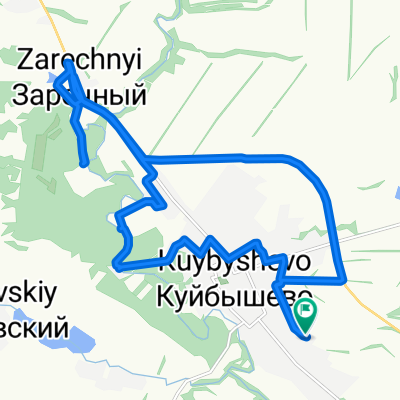 От Восточная улица 57, Куйбышево до Восточная улица 55, Куйбышево