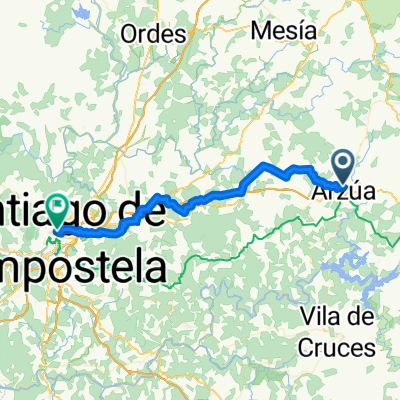 Route to Santiago de Compostela. Casco Historico