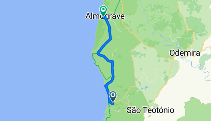 N 393-1, Zambujeira do Mar à Avenida da Praia, Longueira-Almograve