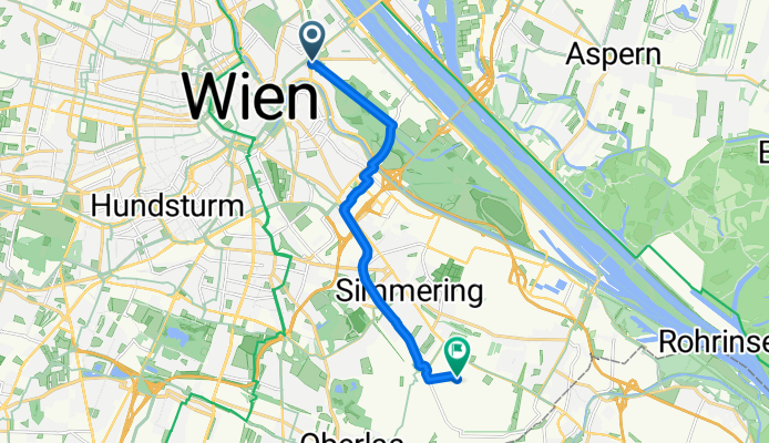 Praterstern nach Zentralfriedhof