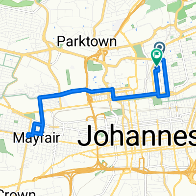 Clarendon Place, Johannesburg to Clarendon Place, Johannesburg