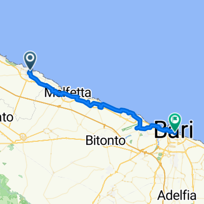 Via Trento, Bisceglie nach Corso Vittorio Emanuele II, Bari