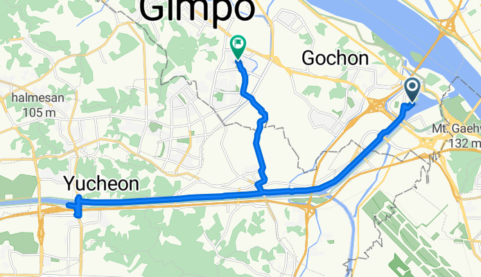 전호리, 김포시에서 풍무동, 김포시까지