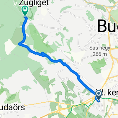 Kérő utca - Jánoshegyi út