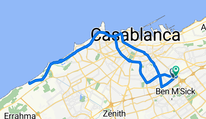 Rue 16, Casablanca à Rue 21, Casablanca