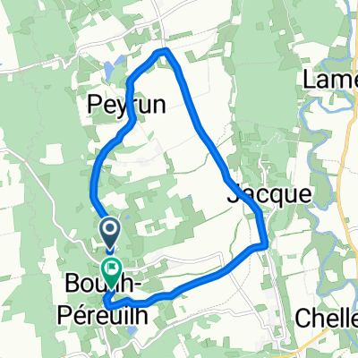 Route des Crêtes, Bouilh-Péreuilh à Route des Crêtes, Bouilh-Péreuilh