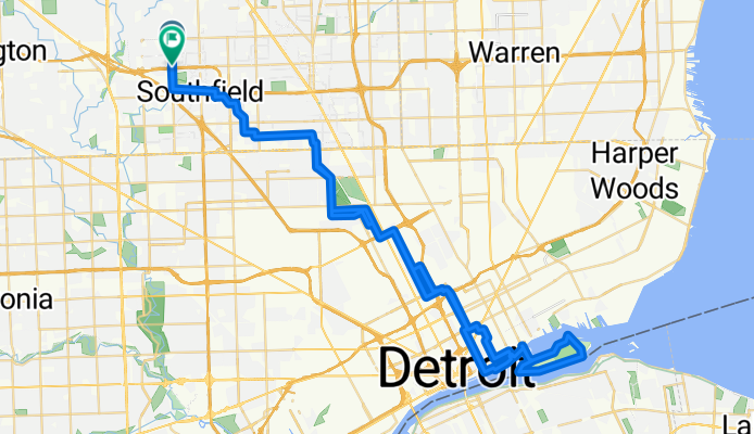 Lathrup Village to Belle Isle and back