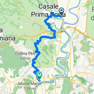 Via Flaminia, Roma a Piazzale di Ponte Milvio, Roma