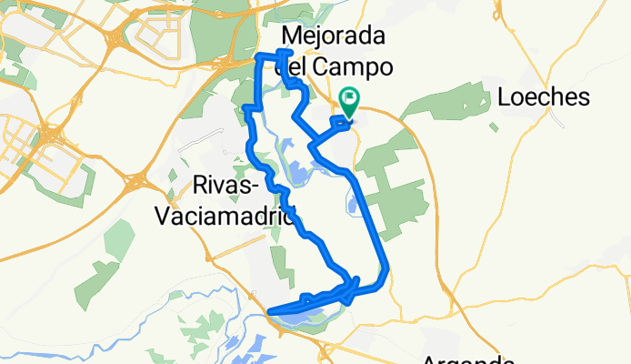Velilla - Lagunas Rivas - Velilla