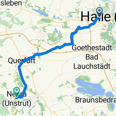 Von Halle (Saale) bis Nebra (Unstrut)