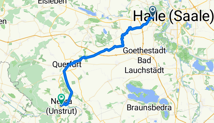 Von Halle (Saale) bis Nebra (Unstrut)