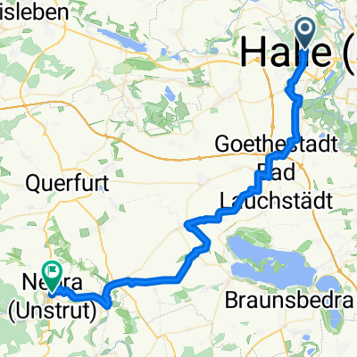 Von Halle (Saale) bis Nebra (Unstrut)