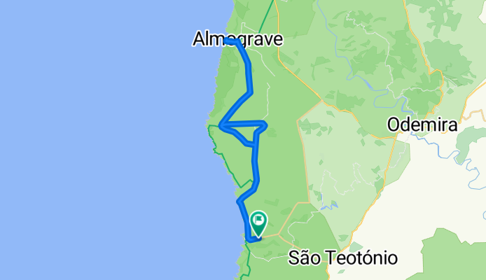 N 393-1, Zambujeira do Mar à N 393-1, Zambujeira do Mar