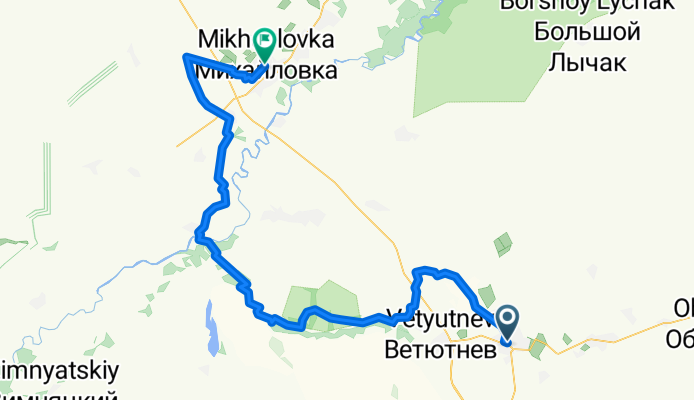 От улица Московская до улица Обороны