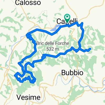 Piazza Carlo Gancia, Canelli a Piazza Camillo Benso Conte Di Cavour, Canelli