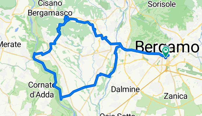 Monte Canto- Lungo Adda Calusco- Bottanuco