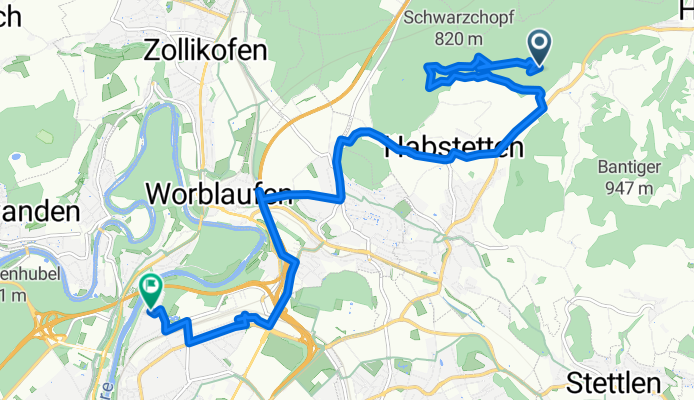 Schwarzchopf-Rückwäg