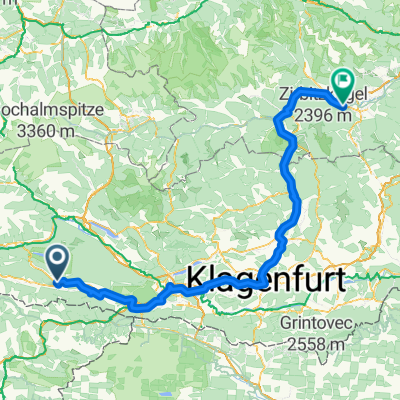 Stocksteinerwand, Hermagor-Pressegger See nach Oberweggasse, Judenburg