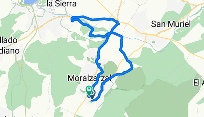 Calle de los Chopos, Moralzarzal a Calle de los Chopos, Moralzarzal