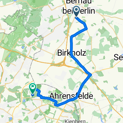Blumberger Chaussee, Bernau bei Berlin nach Ahornallee, Berlin