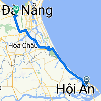 Route to Huỳnh Ngọc Huệ